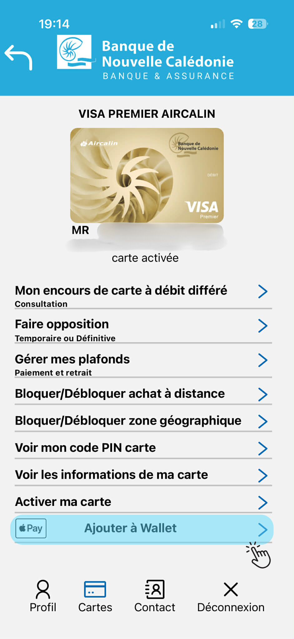 BNC Ma carte capture ecran